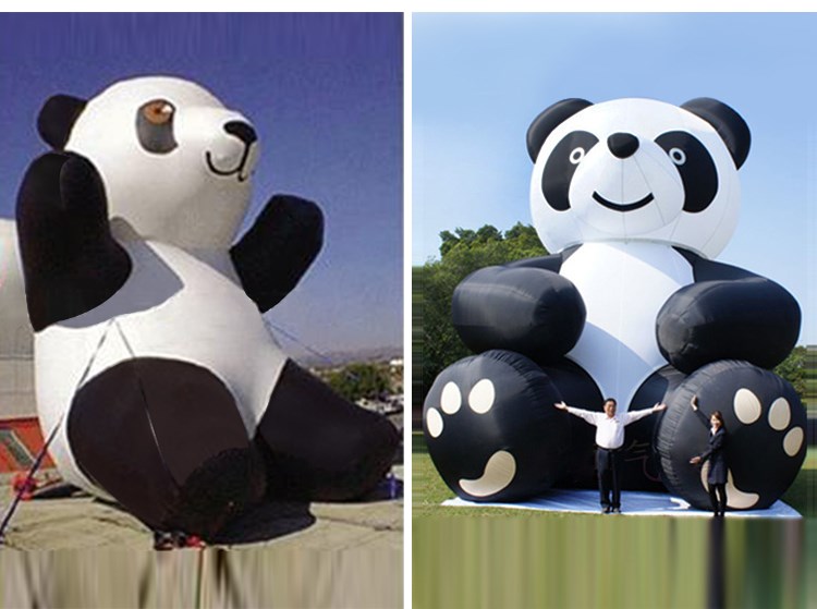 杜集充气熊猫展示